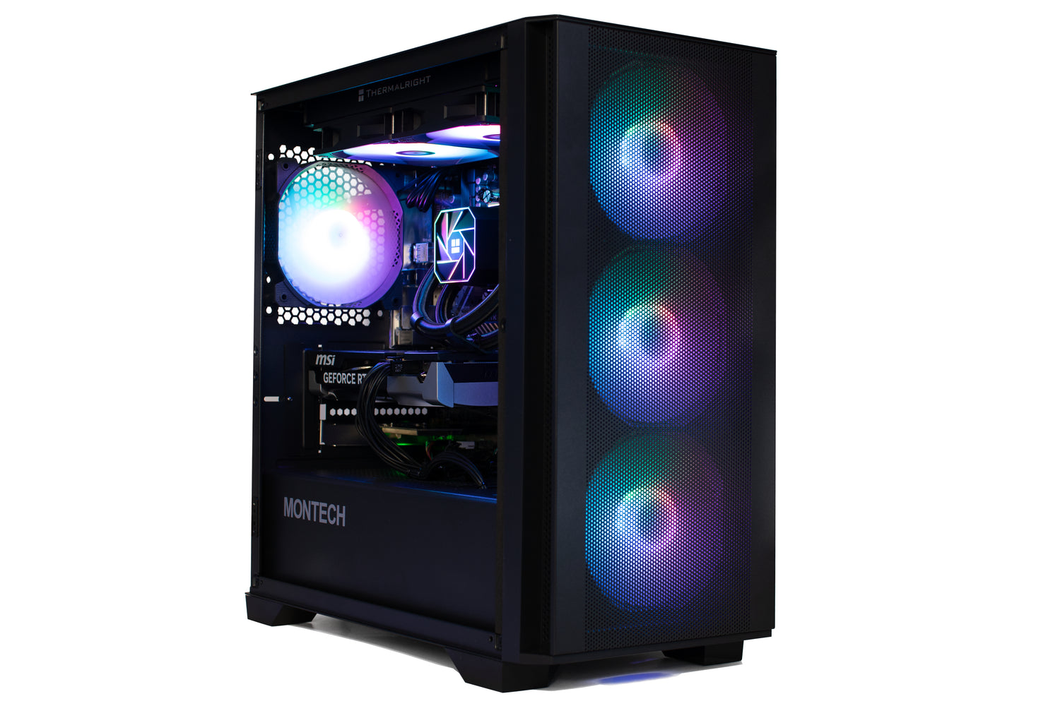 MW Gaming Fluid 6T - AMD Ryzen 7 5700x, Nvidia RTX 5060 DDR7 8GB, 32GB DDR4 RAM, 1TB NVMe Pre-Built Gaming PC