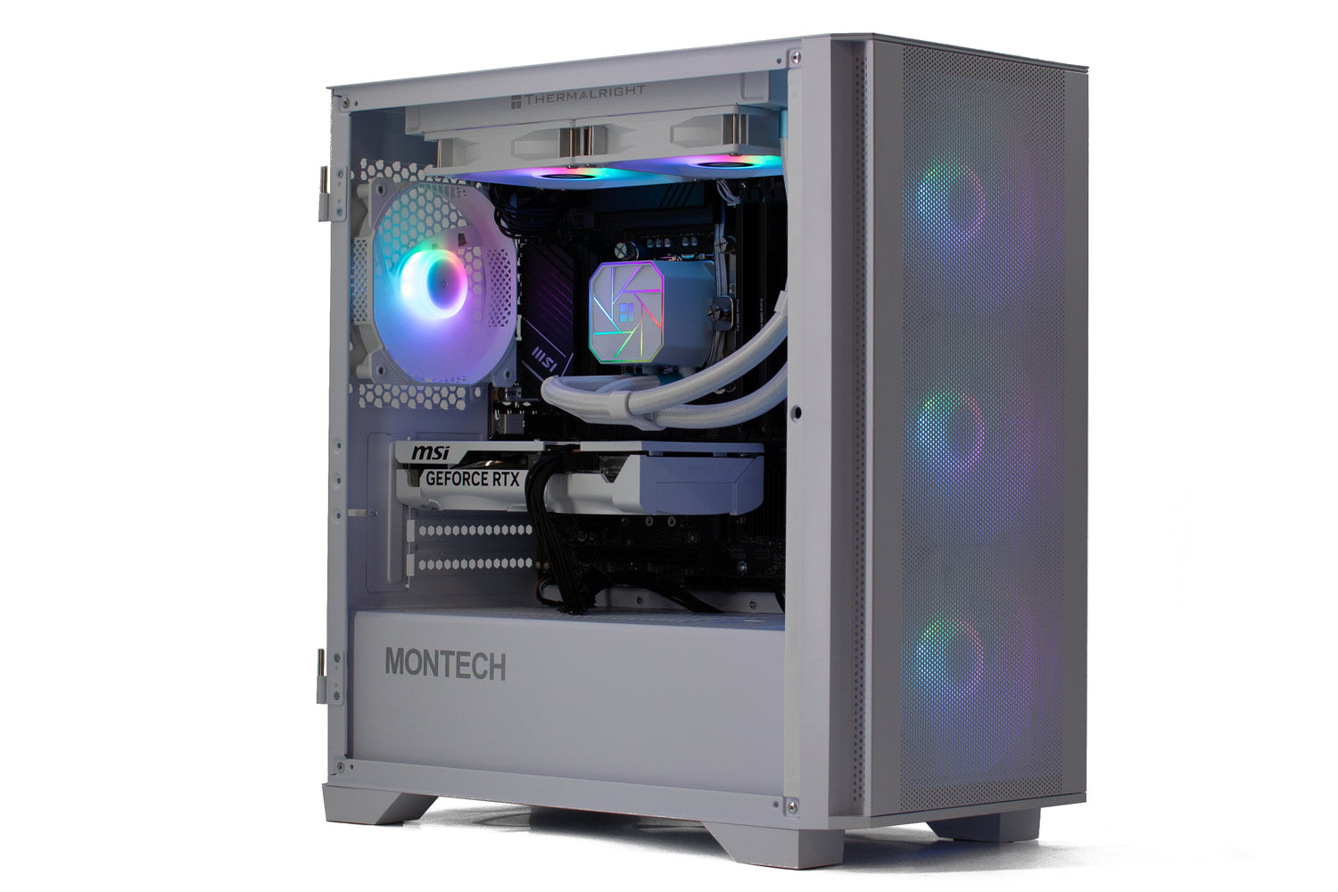 MW Gaming Fluid 6T White - AMD Ryzen 7 5700x, Nvidia RTX 5060 DDR7 8GB, 32GB DDR4 RAM, 1TB NVMe Pre-Built Gaming PC
