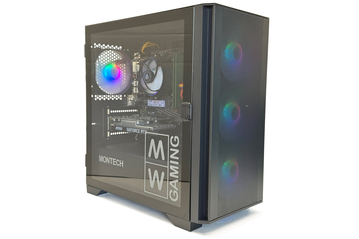 MW Gaming Luna 4 - AMD Ryzen 5 4500, RTX 3050 6GB DDR6 Pre-Built Gaming PC