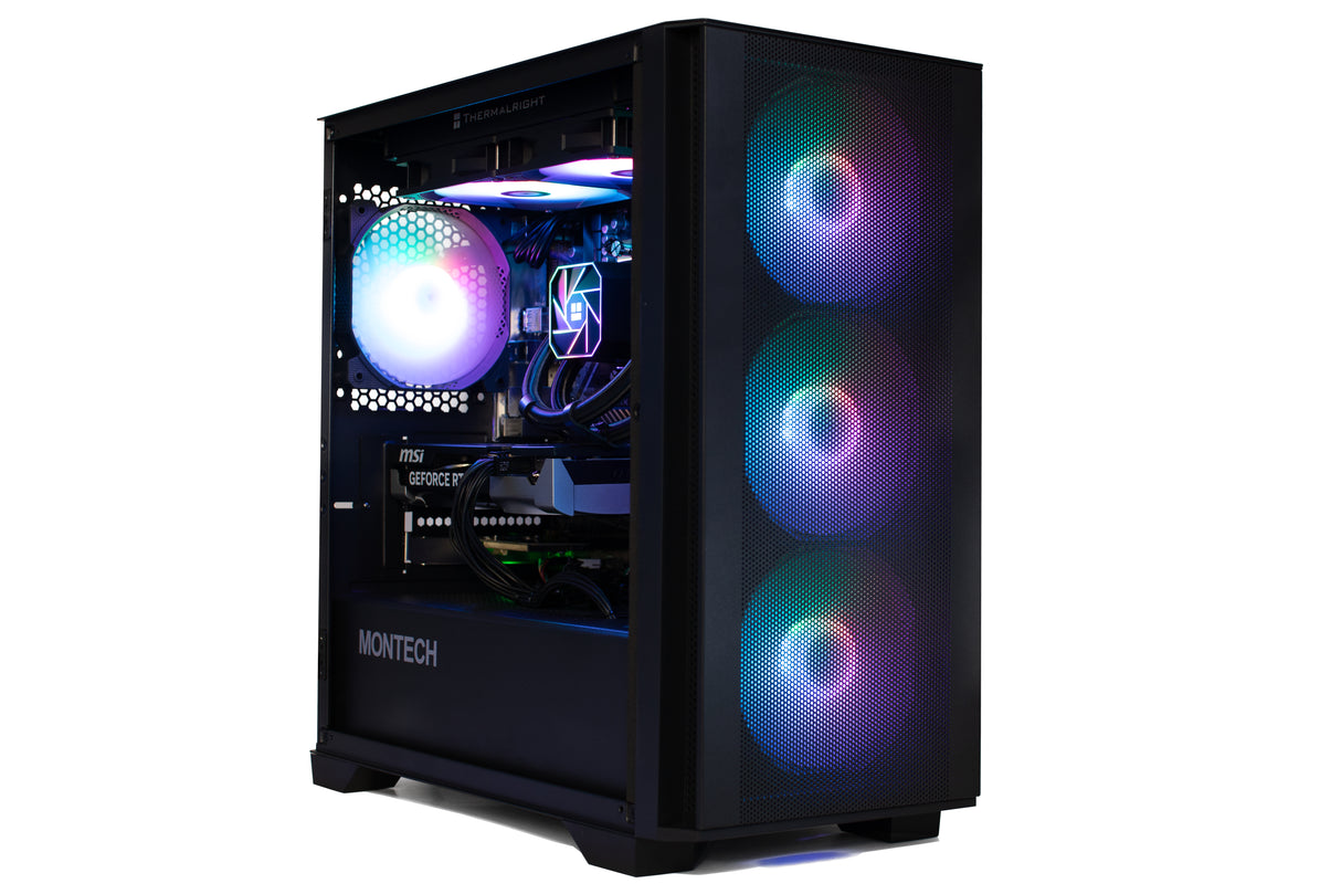 GAMER PC Fluid 6T - AMD Ryzen 7 5700x, Nvidia RTX 5060 DDR7 8GB, 32GB DDR4 RAM, 1TB NVMe Pre-Built Gaming PC