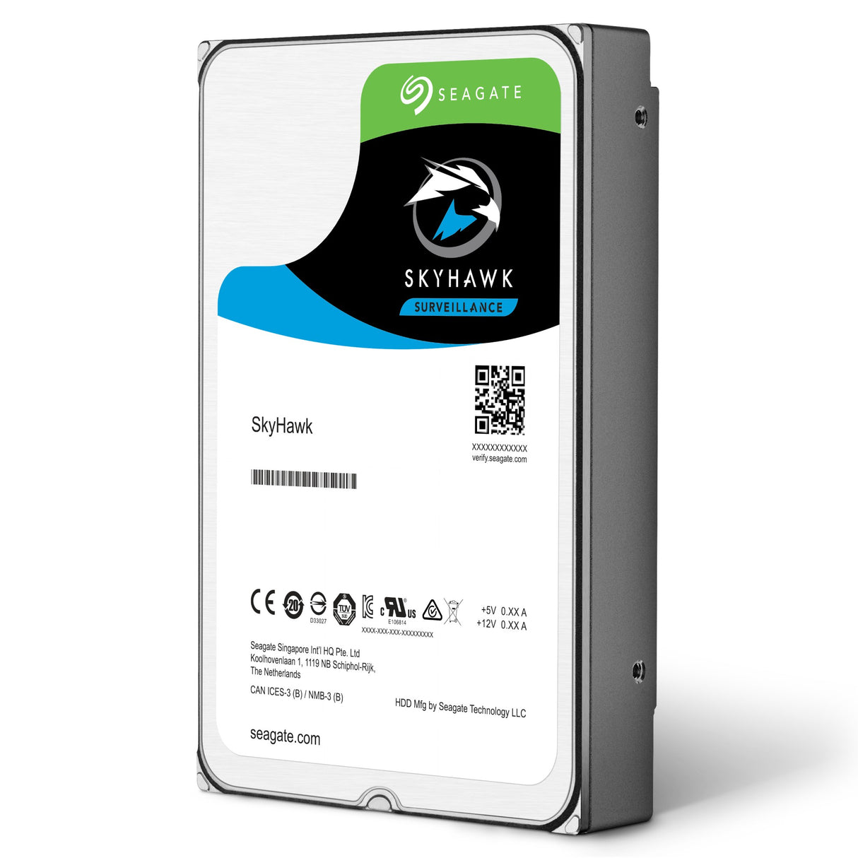 Seagate SkyHawk internal hard drive 4 TB 5400 RPM 256 MB 3.5" Serial ATA III - ST4000VX013