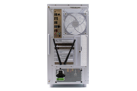 Timbr XR7 White Gaming PC Rear View